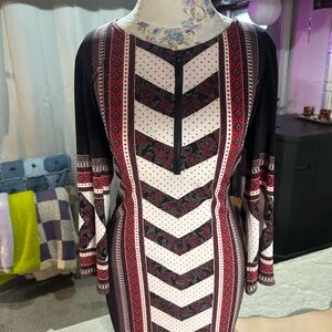 Vintage Alfani Patterned Tunic Dress